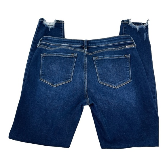 KanCan Estilo Mid Rise Distressed Skinny Jeans for Women Size 28 - Picture 11 of 13